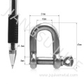 Stainless Steel D Shape Shackle